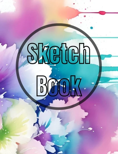 Sketch Book: Sketchbook Blank Paper Pad 8.5" X 11" - Notebook 120 Pages Blank Paper Book For Drawing, Writing, Painting, Sketching Or Doodling, Unlined Journal Cover Notebooks ürün görseli 1