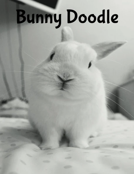 Independently Published Bunny Doodle: Sketch Pad For Kids, Drawing Book, Size 8.5 X 11 ürün görseli 1