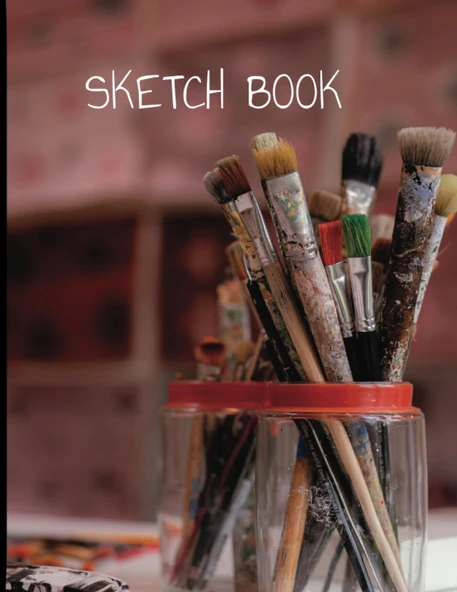 Sketch Book: Sketchbook For Artist Drawing Blank Paper Pad 8.5" X 11" - Notebook 120 Pages Blank Paper Book For Sketching Painting Doodling Books ... ürün görseli 1