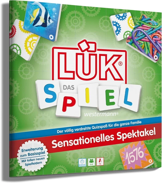 Lük - Das Spiel: Spielheft „Sensationelles Spektakel“ 2. Erweiterung: Spielheft "Sensationelles Spektakel" Erweiterung (Lük - Das Spiel: Das Kooperative Quiz Für Die Ganze Familie) ürün görseli 1