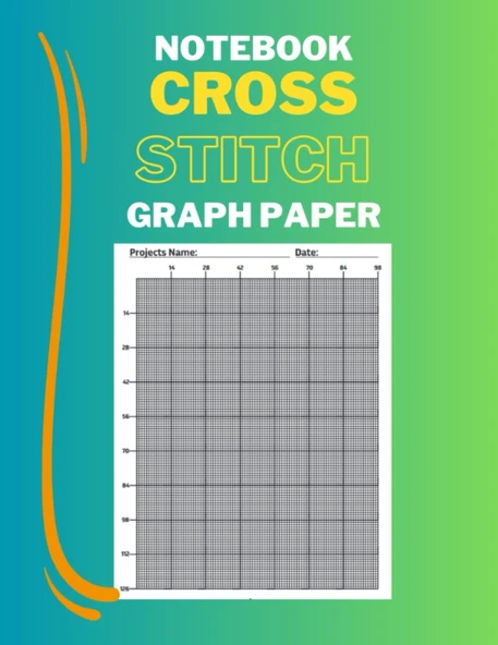 Independently Published Cross Stitch Graphic Paper ürün görseli 1