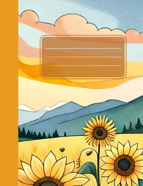 Independently Published Watercolor Sunflower Journal ürün görseli 1