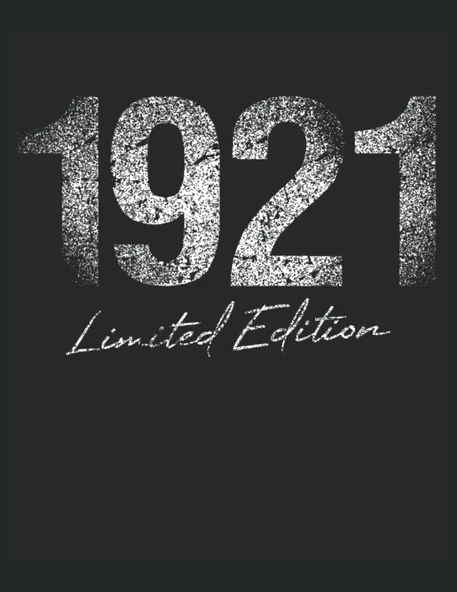 Coloring Book - 101 Mandalas - Limited 1921 Year Birthday Edition Born Grunge: Funny Used Line Birthday Gift - A4 (8, 5X11) ... - Antistress - Relax - Anti Stress - To Color ürün görseli 1