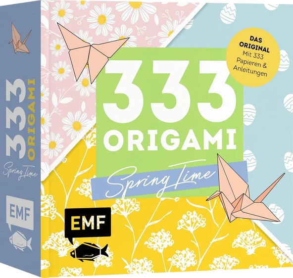 333 Origami – Spring Time – Zauberschöne Papiere Falten Für Frühling & Ostern: Das – Mit Anleitungen Und 333 Feinen Papieren – Hochwertiges ... Wunderschönen Motiven Für Frühling Und Ostern ürün görseli 1