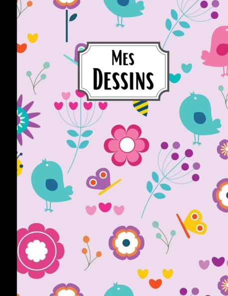 Independently Published Mes Dessins: Carnet De Dessin – Cahier De Croquis - Format A4-100 Pages Blanches - Couverture Souple - Pour Dessiner, Écrire Ou Faire Des Croquis (French Edition) ürün görseli 1