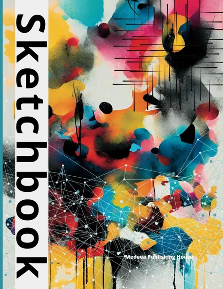 Independently Published Sketchbook: School Album For Drawing, With White Pages And Border, For Drawing, Writing, Painting, Sketching Or Scribbling, For Drawing With Colored And Simple Pencils, Aquare ürün görseli 1