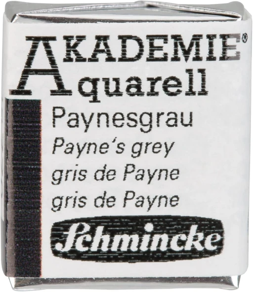 Schmincke Akademie Aquarell Yarım Tablet Sulu Boya 770 Payne'S Grey ürün görseli 1