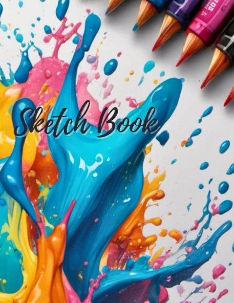 Sketch Book: Notebook Blank Paper Pad 8.5" X 11" For Sketching, Writing, Painting, Drawing Or Doodling, 120 Pages: (Sketches Of The Mind Md2) ürün görseli 1