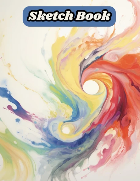 Sketchbook: 8.5 X 11, Blank Pages For Drawing, Sketching, Doodling, And More: This High-Quality Sketchbook Is Perfect For Artists Of All Levels. With ... Plenty Of Space To Let Your Creativity Flow. ürün görseli 1