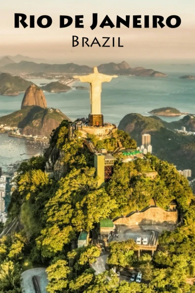 Life Is Short And The Is Wide, Time To Explore Rio De Janeiro: A Blank Sketchbook For Artists, Drawing, Doodling, Writing, And Recording Your ... Lovers.: 100 Pages, 6X9 Matte ürün görseli 1
