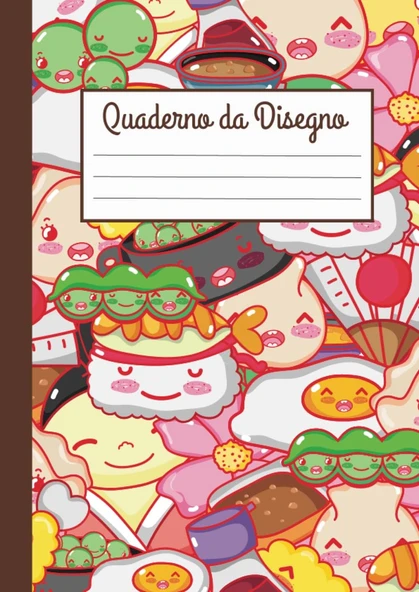 Quaderno Da Disegno Bambini: Sketchbook Per Disegnare - A4 Fogli Bianchi - 100 Pagine. ürün görseli 1