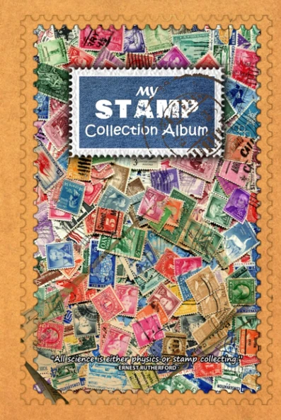 Independently Published My Stamp Album: A Comprehensive Guide To Organize And Showcase Your Precious Stamp Collection: 120 Pages, 6 X 9 Inches: Stamp Album ürün görseli 1