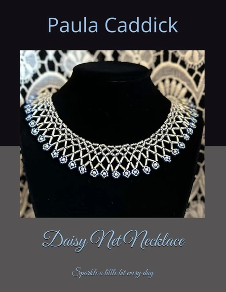 Independently Published Daisy Net Necklace: Sparkle A Little Bit Every Day (Beaded Necklaces) ürün görseli 1