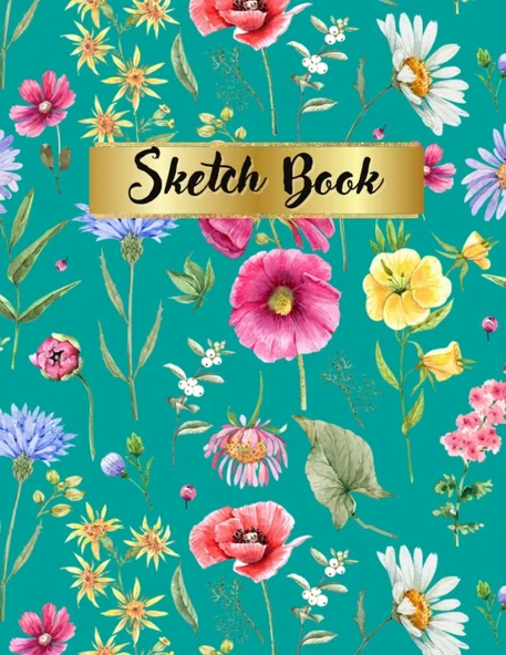 Sketch Book: (8.5 X 11) Inches 120Pages, Blank Unlined Paper For Sketching, Drawing , Whiting , Journaling & Doodling. ürün görseli 1