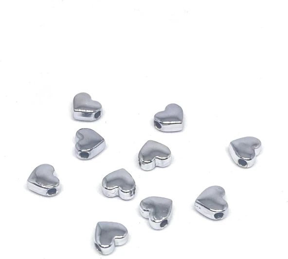 Gümüş Kaplama Oval (10 Adet) 7 Mm ürün görseli 1