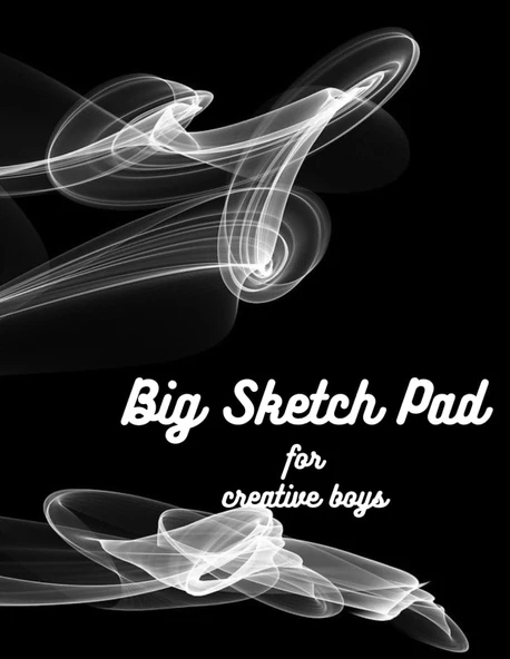 Independently Published Big Sketch Pad For Creative Boys: Sketchbook For Drawing, Writing, Painting Or Doodling For Kids 0-12 Years,120 Pages (8,5-11In) ürün görseli 1