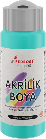 Red Turkuaz Akrilik Boya 60 Ml ürün görseli 1