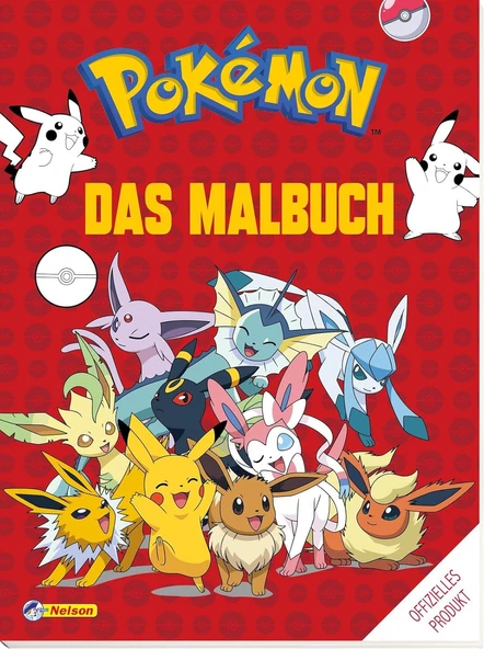 Pokémon: Das Malbuch: Pokémon Zum Ausmalen Auf 80 Seiten ürün görseli 1