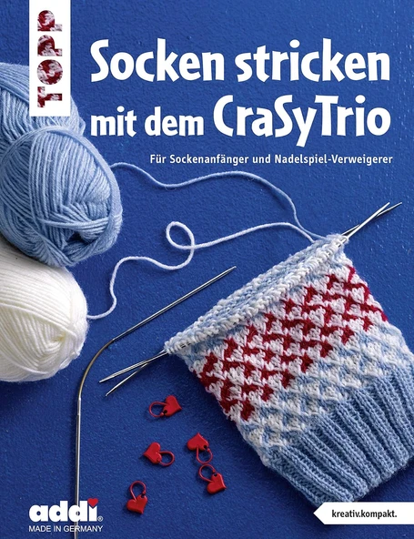 Socken Stricken Mit Dem Crasytrio (Kreativ.Kompakt.): Für Sockenanfänger Und Nadelspiel-Verweigerer ürün görseli 1