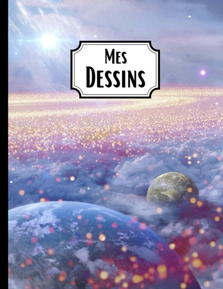 Mes Dessins: Carnet De Dessin – Cahier De Croquis - Format A4 - 100 Pages Blanches - Couverture Souple - Pour Dessiner, Écrire Ou Faire Des Croquis (French Edition) ürün görseli 1