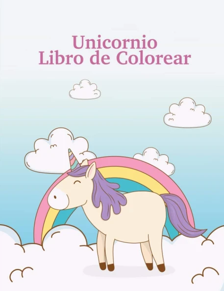 Unicornio Libro De Colorear: Gran Regalo Los Niños Y Niños Edad 8-12; Con 100 Diseños Bellos (Spanish Edition) ürün görseli 1