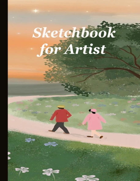 Sketchbook For Artist: Sketchbook, Blank Drawing Notepad, 140 Blank Pages Notebook For Sketching, Painting, Doodling Books, Large Softcover Unlined Notebooks. 8.5 X 11 Inches ürün görseli 1