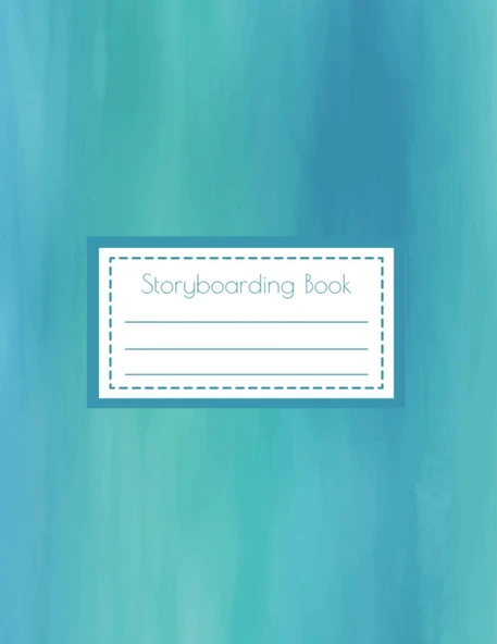 Independently Published Full-Size Storyboarding Book- Watercolor ürün görseli 1