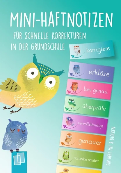 Mini–Haftnotizen Für Schnelle Korrekturen In Der Grundschule: Ein A6-Heft Mit 8 Blöcken ürün görseli 1
