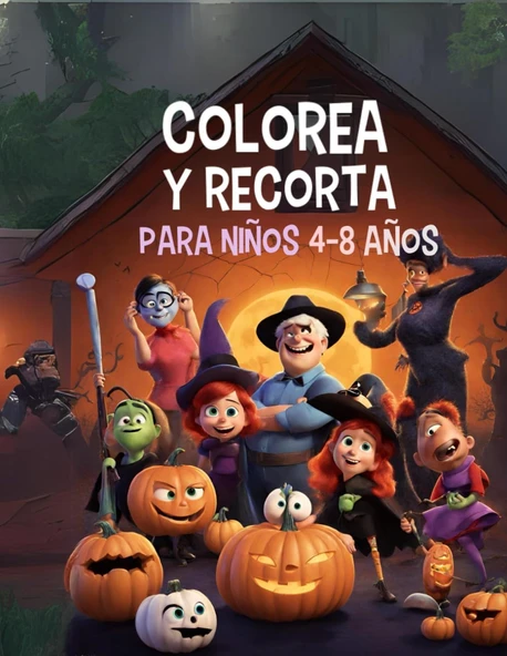 Independently Published Cuaderno De Colorear Y Cortar Niños - Manualidades Creativas Y Educativas | Libro De Pintar, Colorear Y Recortar 4-8 Años | Manualidades ... Recortables, Tijeras Seg ürün görseli 1