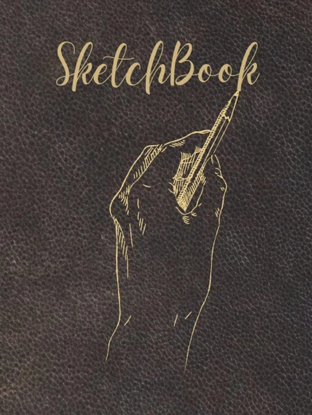 Sketch Book Creation: Hard Cover Sketch Book For Drawings, Artists, Sketch Paper For Drawing Roll, Sketch Book Creation Hard Cover 120 Pages / 8.25 X 11 Inches ürün görseli 1