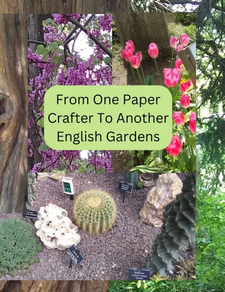 Independently Published From One Paper Crafter To Another English Gardens: Paper Pad, Vibrant Photos, English Gardens, Create Pad, Cut Out And Enjoy Book ürün görseli 1
