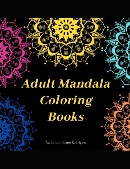 Independently Published Adult Coloring Mandalas ürün görseli 1