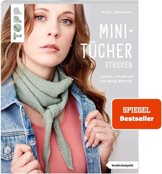 Mini-Tücher Stricken (Kreativ.Kompakt.): Einfach, Schnell Und Mit Wenig Material ürün görseli 1