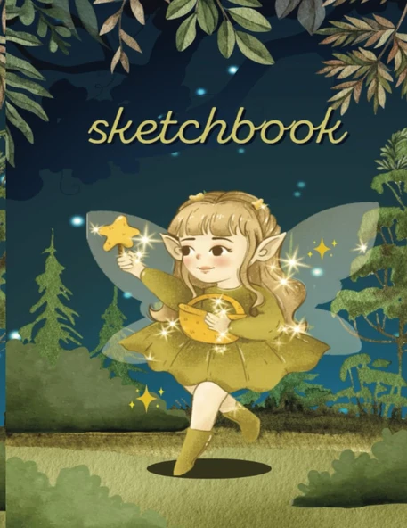 Independently Published Sketchbook: Cover, Large 102 Pages, 8.5" X 11", For Drawing, Doodling, Writing, Sketching & Crayon Coloring, Paperback ürün görseli 1
