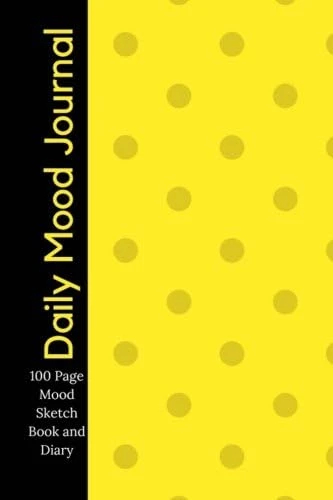 Daily Mood Journal - 100 Page Mood Sketch Book And Diary ürün görseli 1