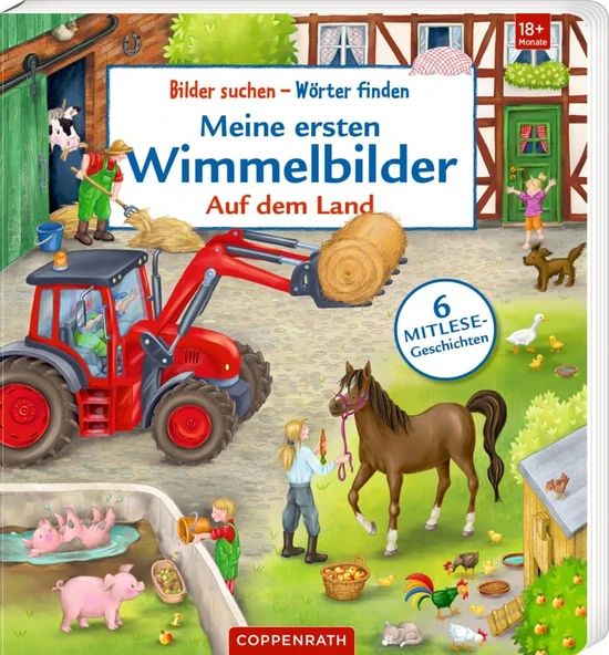 Bilder Suchen - Wörter Finden: Meine Ersten Wimmelbilder: Auf Dem Land ürün görseli 1