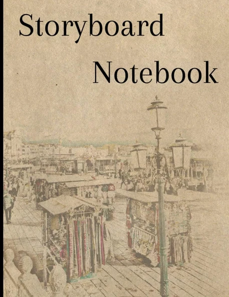 Independently Published Storyboard Notebook: Sketchbook Template Panel Pages For Storytelling/Illustration Template Book For Creative Storytellers, Directors Or Animators ürün görseli 1