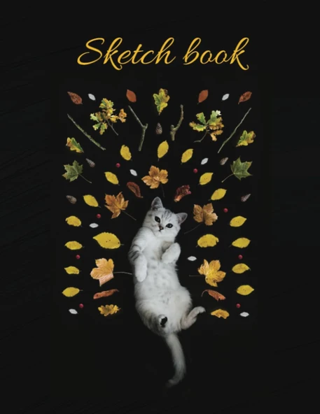 Sketchbook: Notebook For Drawing With Cat, Writing, Painting Or Sketching ürün görseli 1
