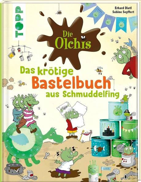 Die Olchis. Das Krötige Bastelbuch Aus Schmuddelfing: Lustige Bastelideen Mit Den Olchis ürün görseli 1