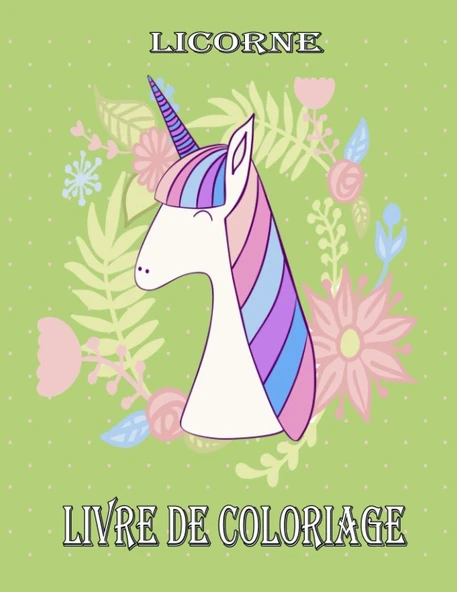 Licorne Livre De Coloriage: Grands Cadeaux Pour Les Enfants Et Enfants 8-12 Ans, Avec 100 Beaux Dessins ürün görseli 1