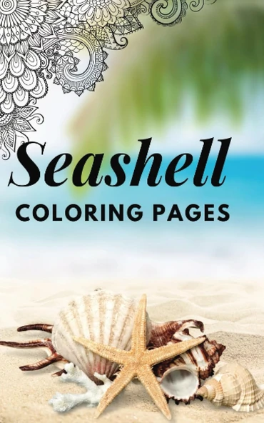 Independently Published Mandala Seashell Coloring Pages ürün görseli 1