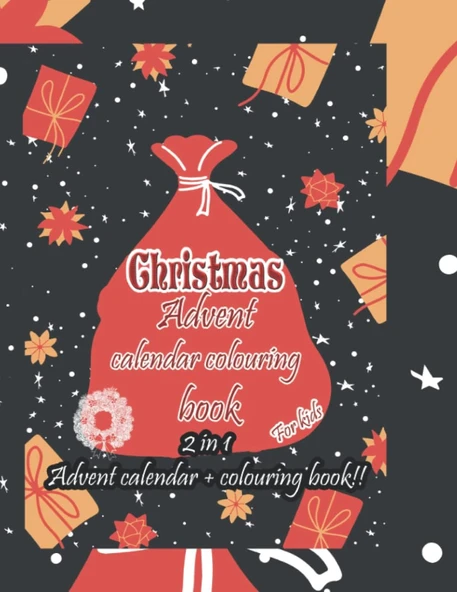 Independently Published Christmas Advent Calendar Colouring Book For Kids 2In1: Colour A Box For Each Picture You Colour Everyday! ürün görseli 1