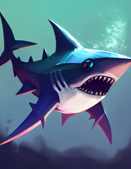 Independently Published Shark Cartoon Drawable Sketchbook ürün görseli 1