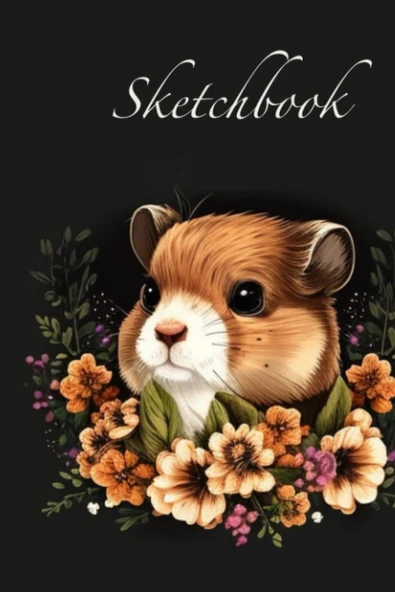 Sketchbook: The Ultimate Sketchbook For All Ages The Perfect Notebook For Markers, Paint, & Gel-Pens . (6"X9") 110 Pages Great For Drawing, Writing, Painting, Sketching, And Doodling ürün görseli 1