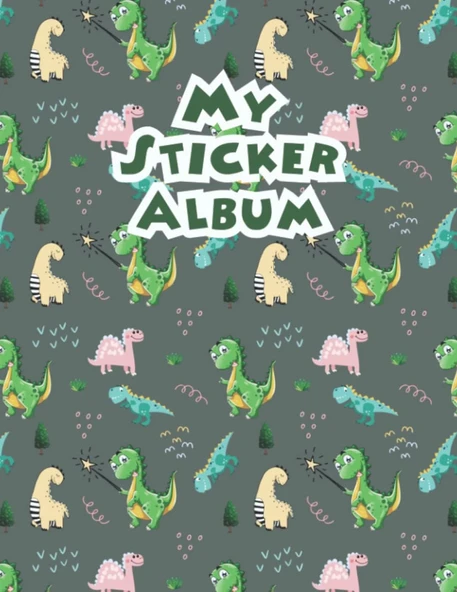 Independently Published Sticker Collecting Album: Awesome Blank Sticker Collecting Album For Boys, Girls, Kids, Toddlers And Adult, Cute Airplane, Helicopter, Car And Drone Themed Cover ürün görseli 1