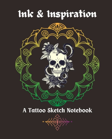 Independently Published Ink & Inspiration: Tattoo Sketchbook For Your And Ideas With Easy Sketch Search, Personal Tattoo Log With Inspiration For Each Style, Gift For Tattooists And Students - 12 ürün görseli 1