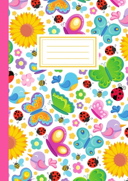 Cuaderno De Dibujo Niños, A4 - Flora: Bloc De Dibujo Niños | Album (Spanish Edition) ürün görseli 1