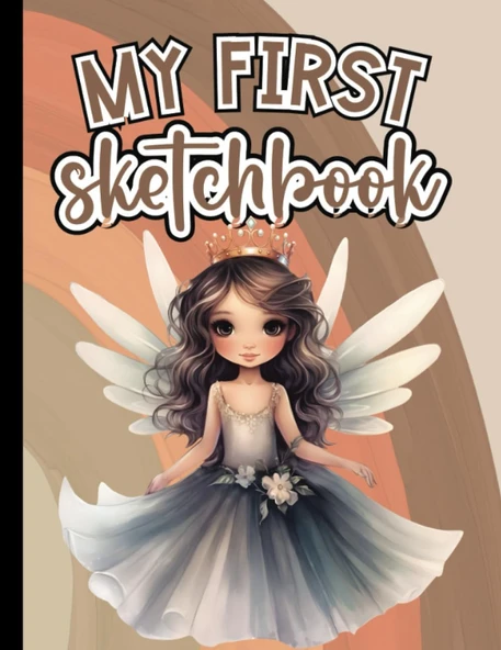 My First Sketchbook Drawing Notebook For Kids And Toddlers Ages 1-4: Cute Sketchbook With 120 Blank Pages For Young Artists | 8.5 X 11 Inches | Blank Paper For Drawing, Doodling, Or Learning To Draw ürün görseli 1