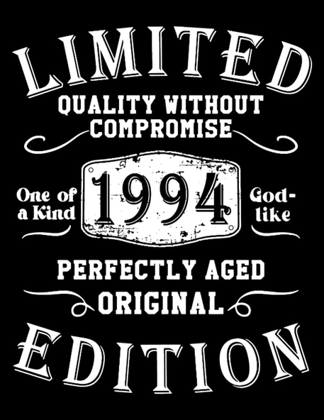 Independently Published Coloring Book - 101 Mandalas - Limited 1994 Year Birthday Edition Born Grunge: Funny Used Line Birthday Gift - A4 (8, 5X11) ... - Antistress - Relax ürün görseli 1
