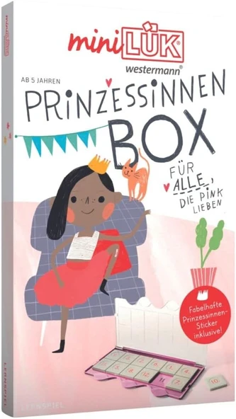Minilük-Sets / Minilük-Set: Kasten + Übungsheft/E / Vorschule/1. Klasse - Mathematik, Deutsch: Prinz(Essinn)En-Set (Minilük-Sets: Kasten + Übungsheft/E) ürün görseli 1